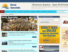 Tablet Screenshot of guaratuba.com